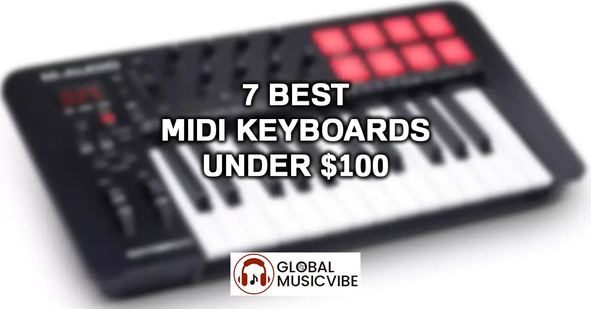 7 Best MIDI Keyboards Under $100 featured image