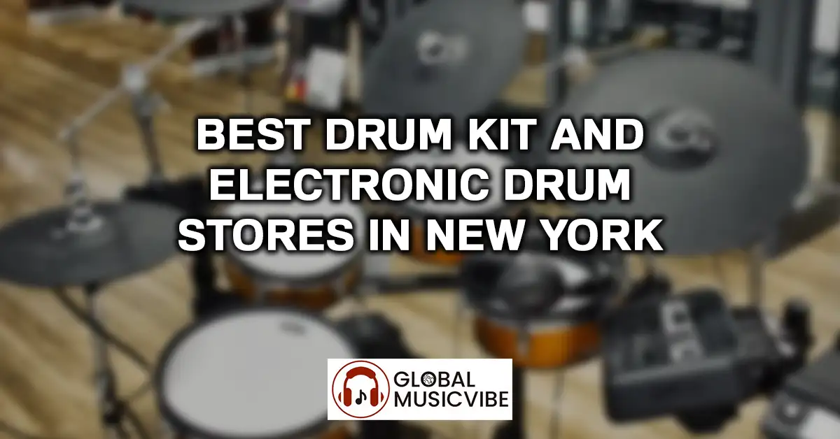 Best Drum Kit and Electronic Drum Stores in New York City featured image - store
