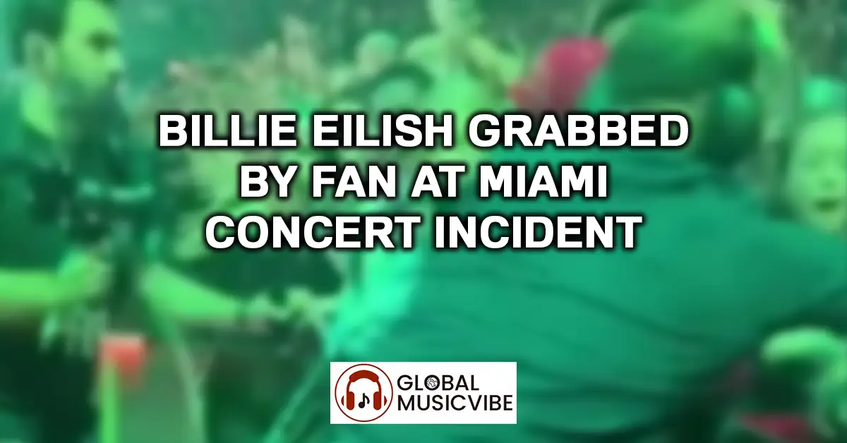 Billie Eilish Grabbed by Fan at Miami Concert Incident