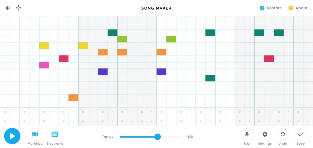 Chrome Music Lab - Song Maker