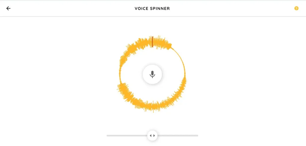 Chrome Music Lab - Voice Spinner