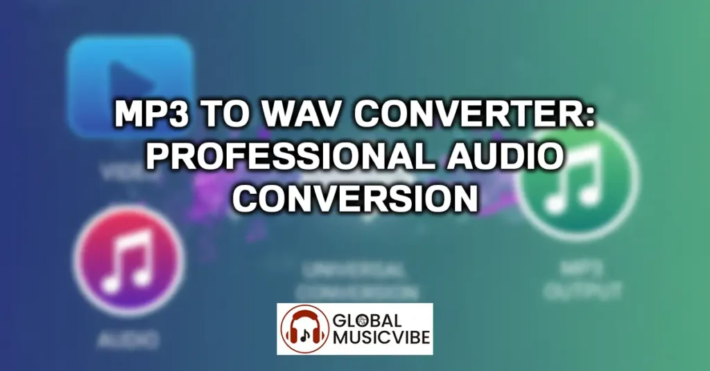 MP3 to WAV Converter - Professional Audio Conversion
