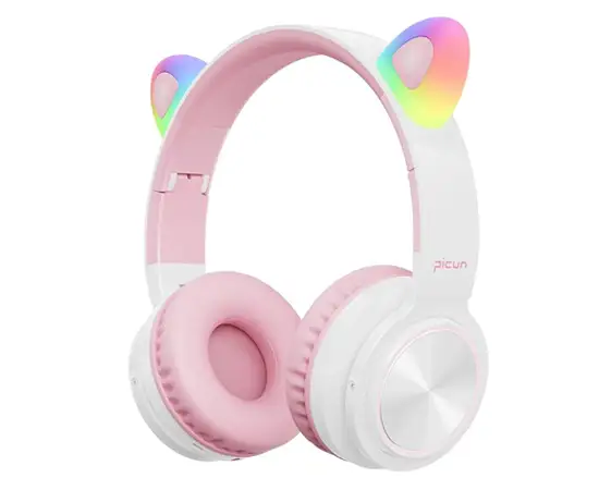 Picun Cat Ear Headphones with LED Light