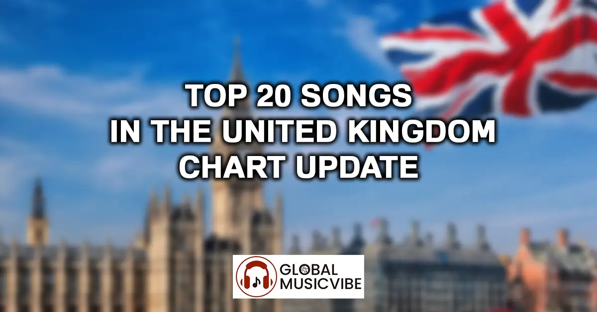Top 20 Songs in the United Kingdom Chart Update