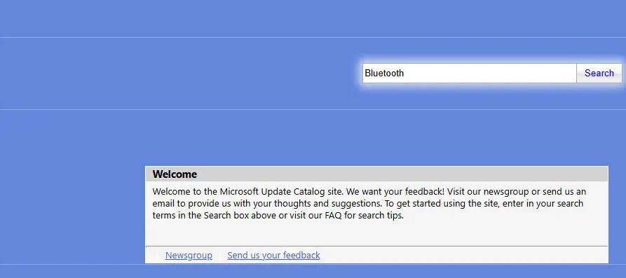 Type ‘Bluetooth’ in the search box