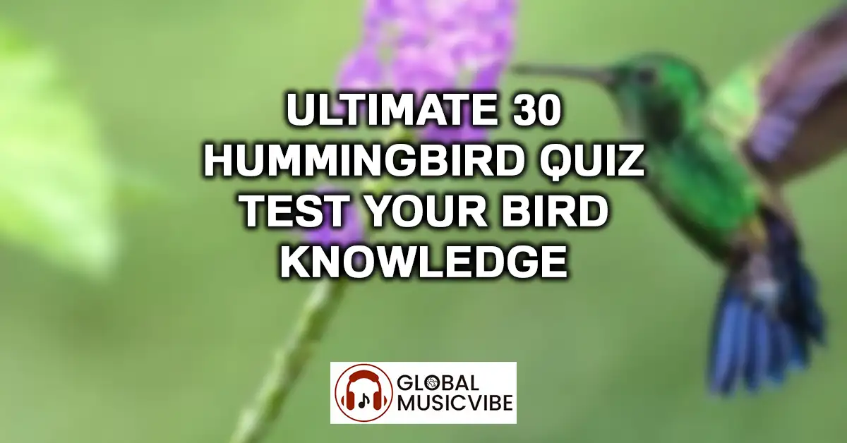 Ultimate 30 Hummingbird Quiz - Test Your Bird Knowledge