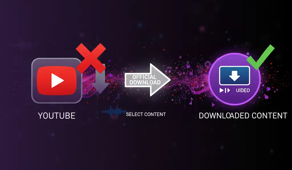 YouTube's Built-In Download Feature for Select Content