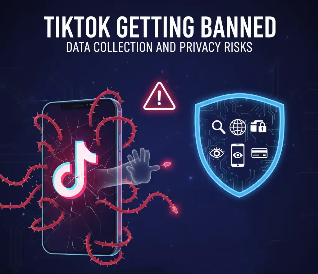 image focusing on TikTok Getting Banned - Data Collection and Privacy Risks