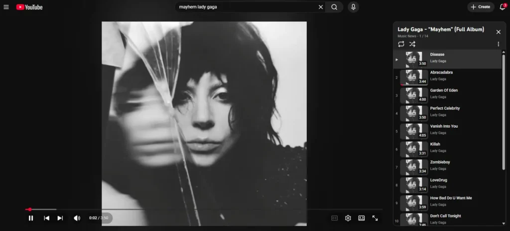 Lady Gaga New Album 2025