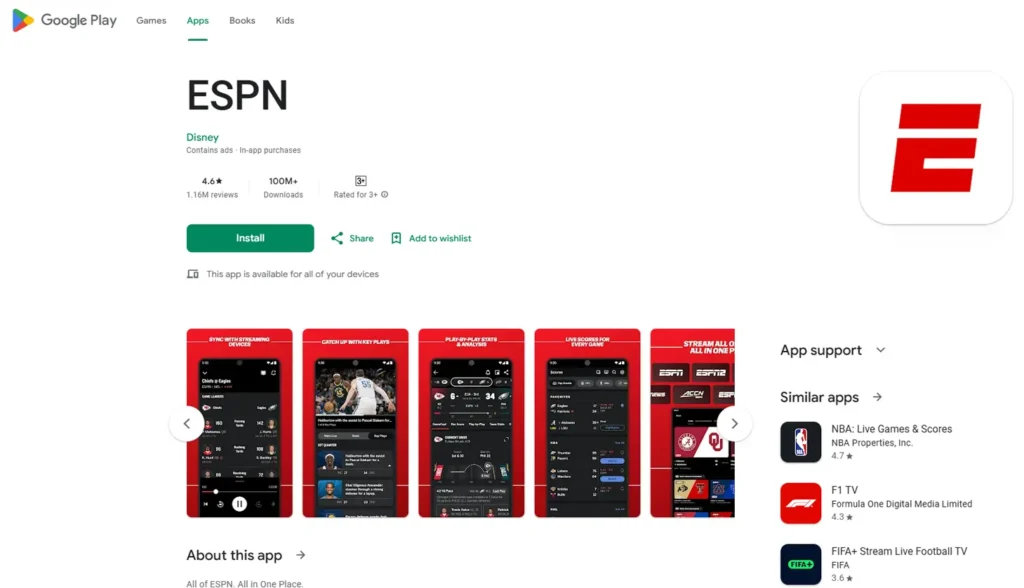 The ESPN App provides direct access to ESPN Radio's World Series coverage