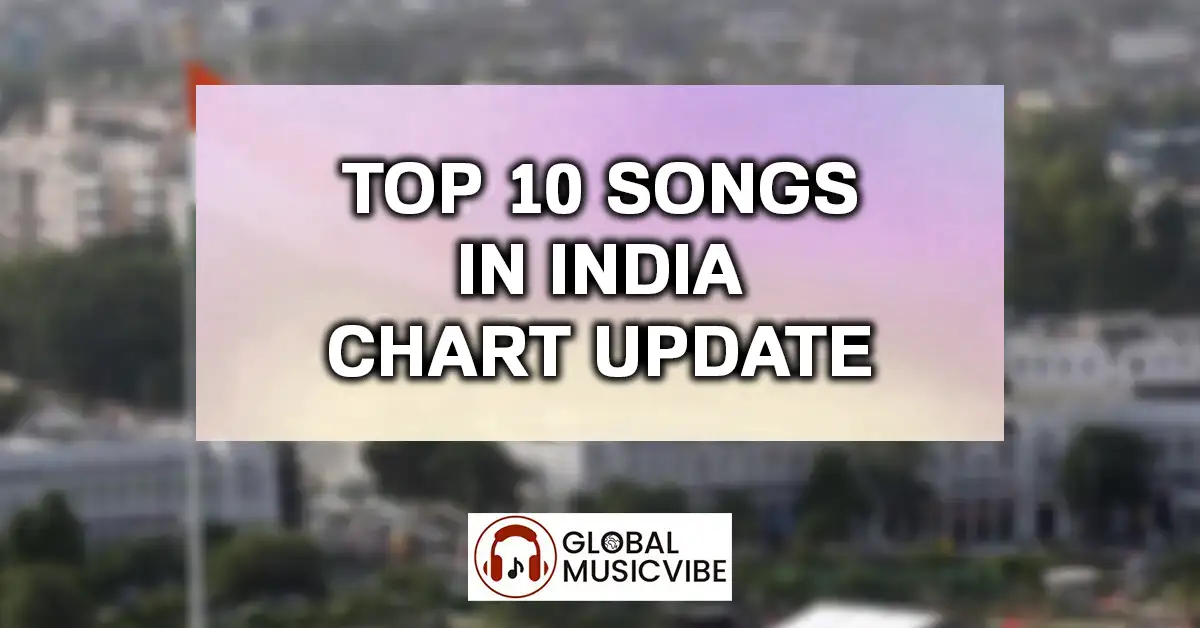Top 10 Songs in India Chart Update