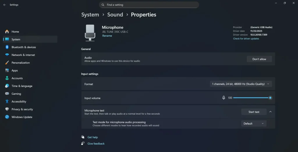 Configuring Device Properties and Advanced Settings