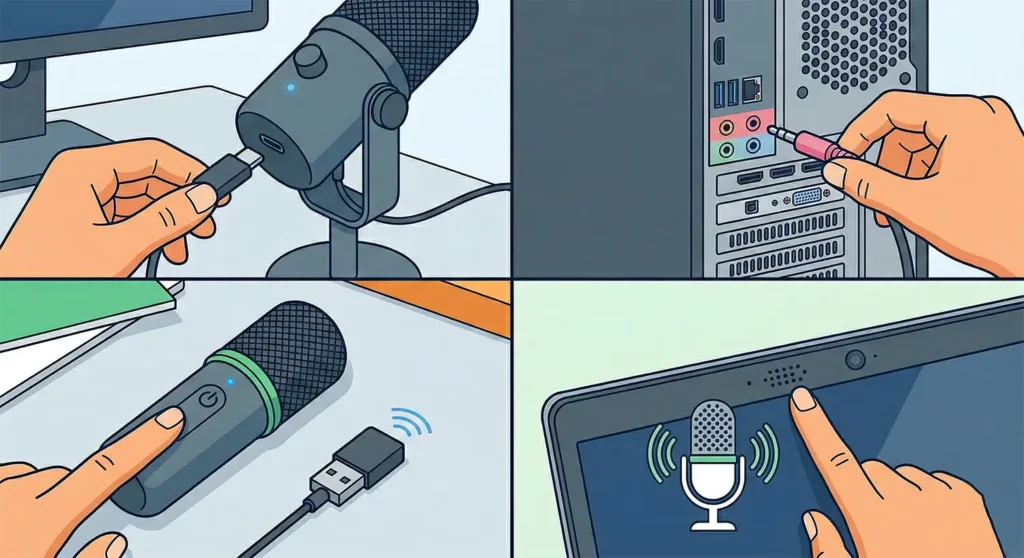Verify the Microphone is Properly Connected