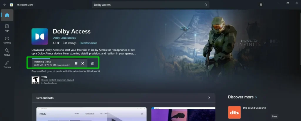 Download and install the app — it’s free to get from the Store
