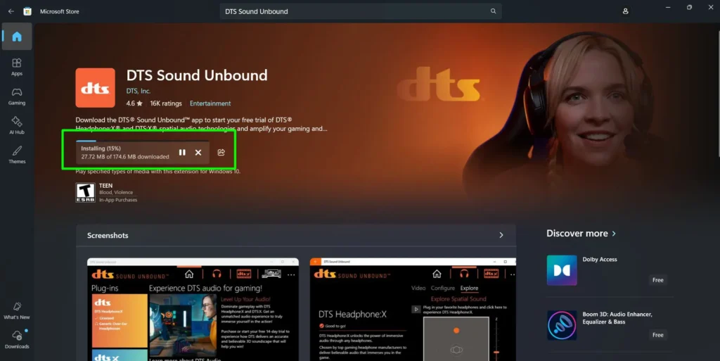 Download and install the app — it’s free to install from the Store.