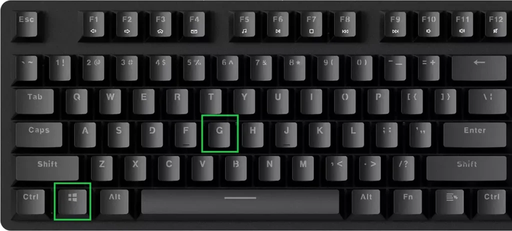 Press Win + G on your keyboard to open the Xbox Game Bar overlay