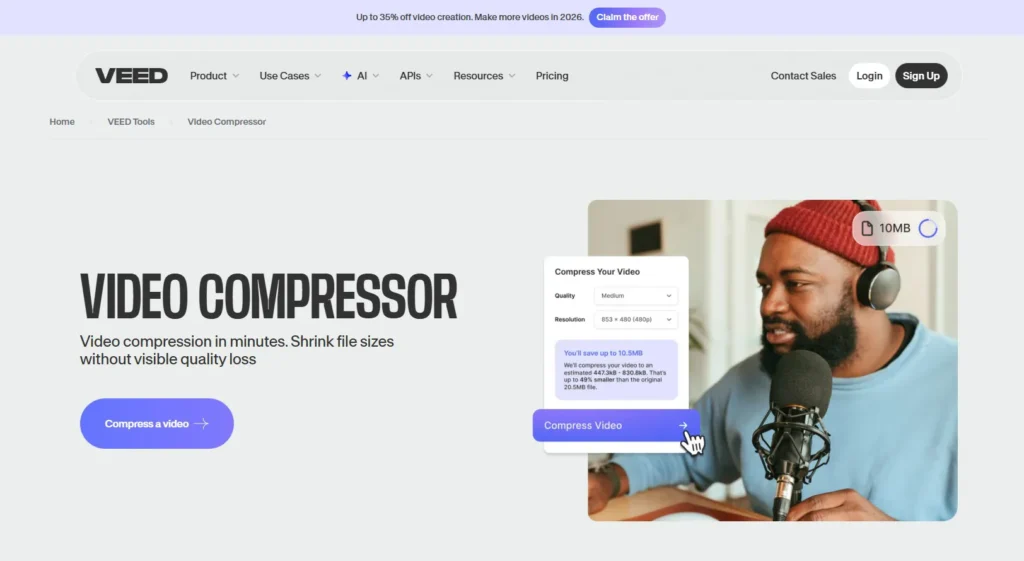 VEED.IO Video Compressor