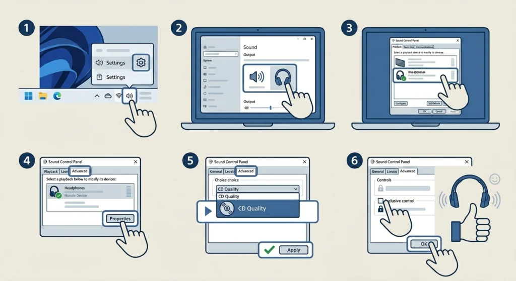 Adjust Audio Settings on Windows 11