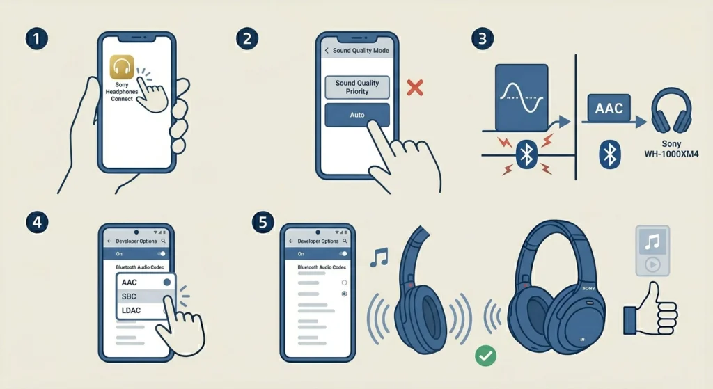 Change the Bluetooth Codec