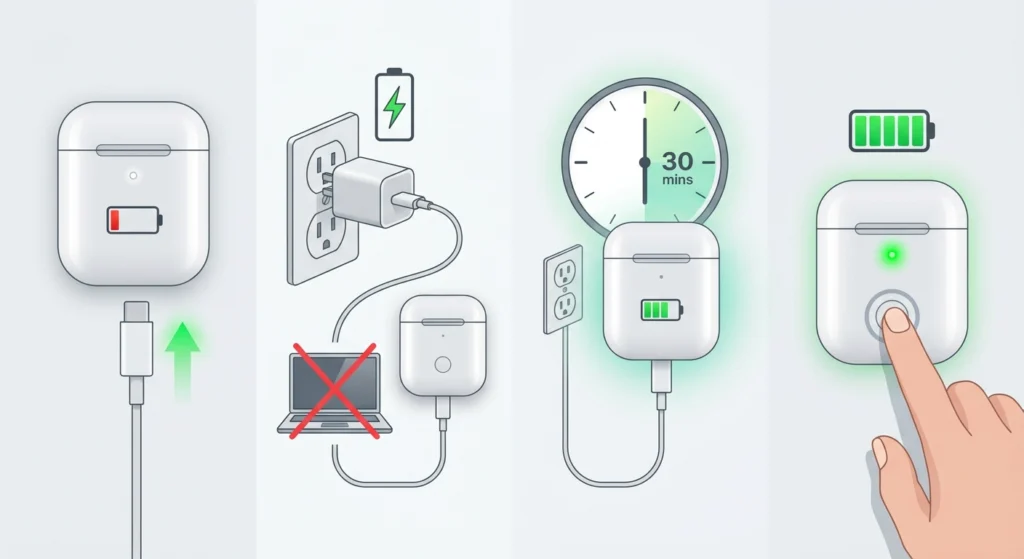 Charge the Case Fully First