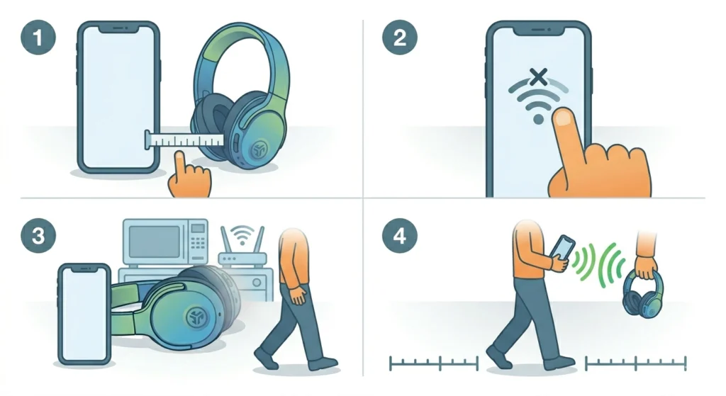 Check Bluetooth Range and Interference