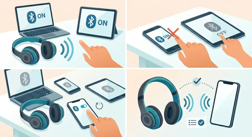 Check That the Headphones Are Not Connected to Another Device