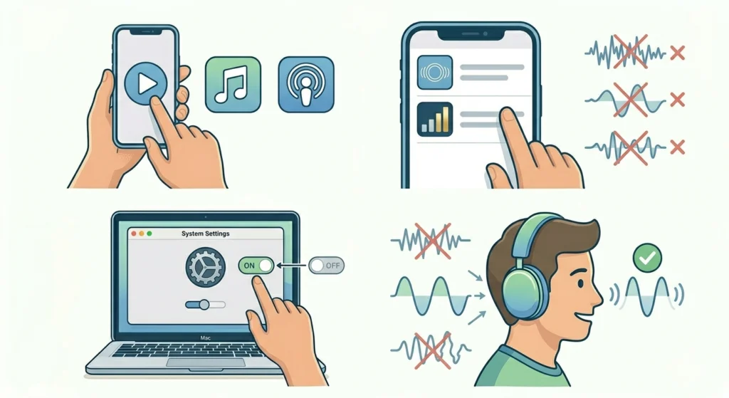 Check and Adjust Audio Source Quality