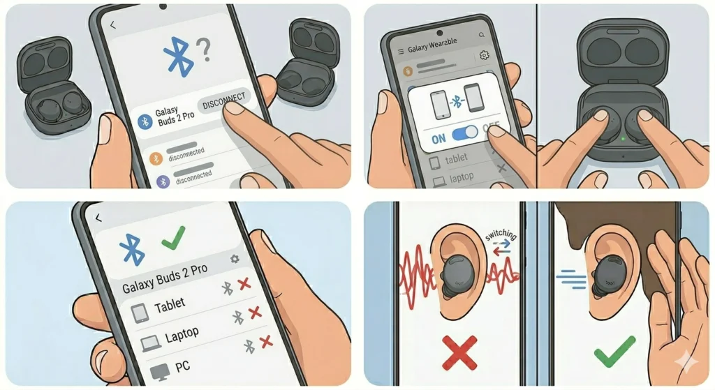Check for Conflicting Bluetooth Connections