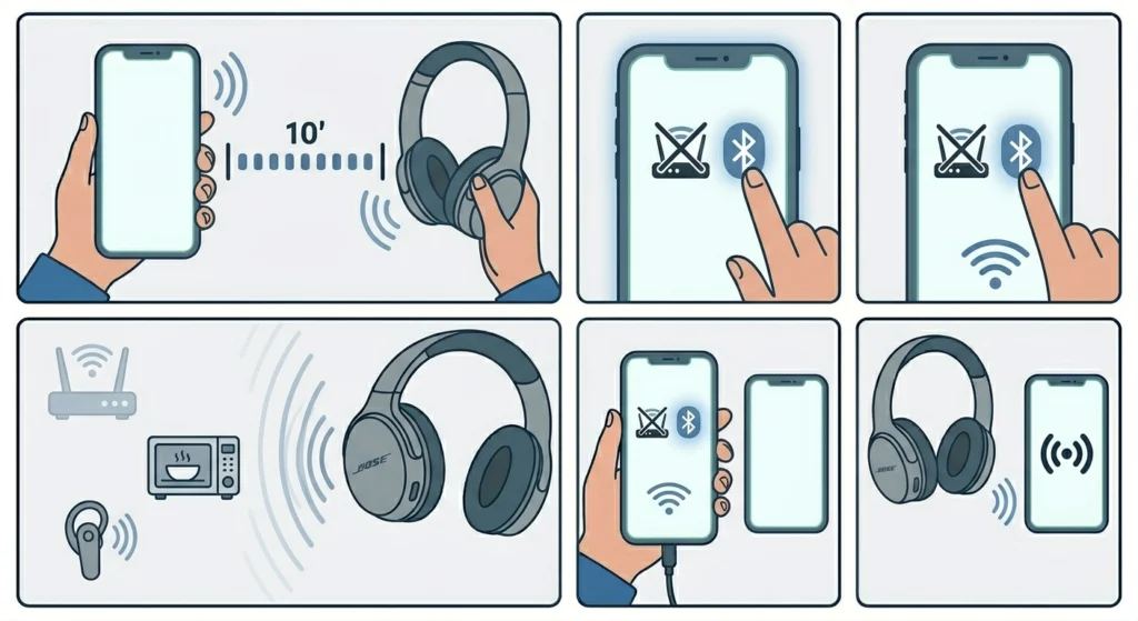 Check for Interference and Distance Issues