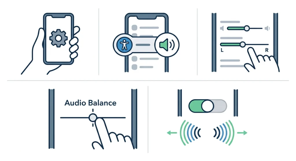 Check the Audio Balance Setting on Your Device