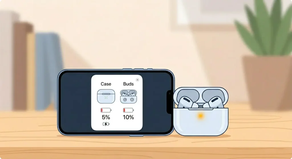 Check the Charge Level of Your AirPods