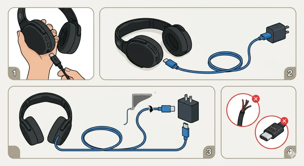 Check the USB-C Cable and Power Source