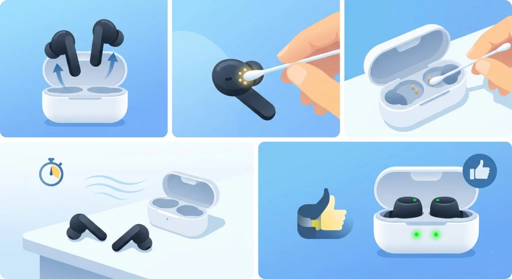 Clean the Charging Contacts