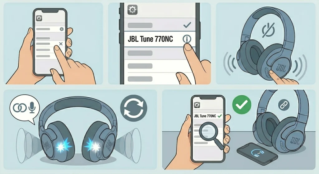 Clear the Existing Pairing and Re-Pair from Scratch
