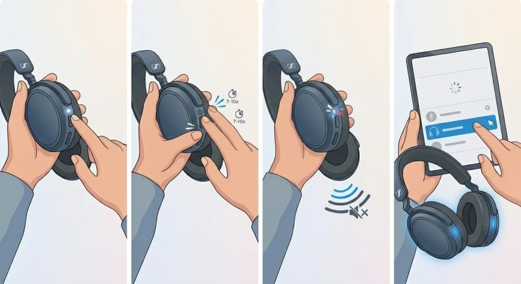 Clear the Momentum 4 Paired Device List (Factory Reset)