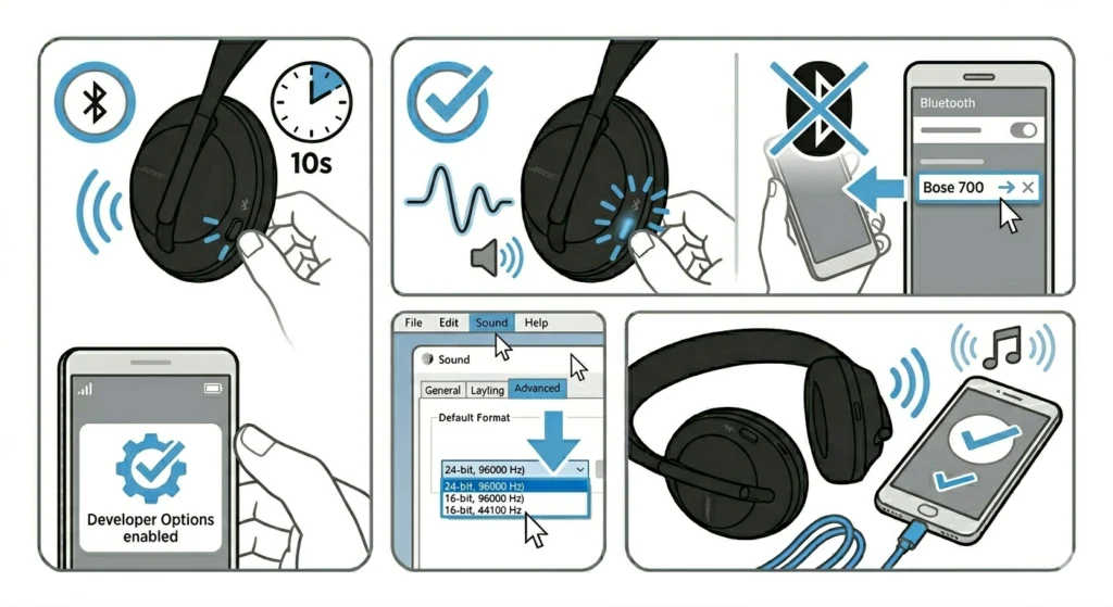 Factory Reset the Bose 700 Headphones