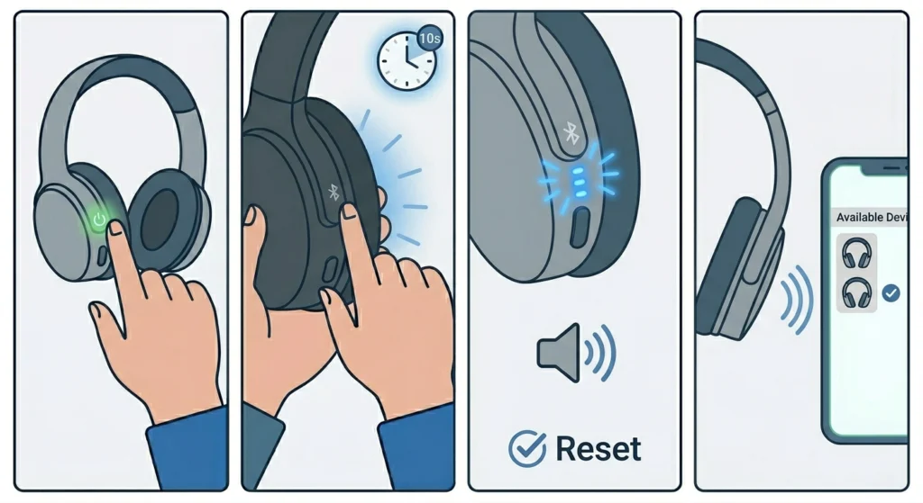Factory Reset the Bose QuietComfort 45
