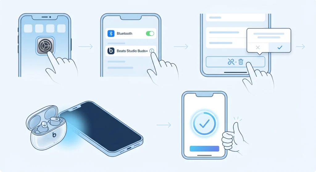 Forget the Device and Re-Pair
