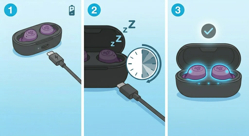 Let Deeply Discharged Earbuds Recover