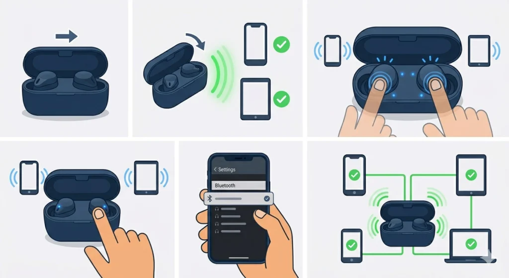 Pair All Three Devices from Scratch