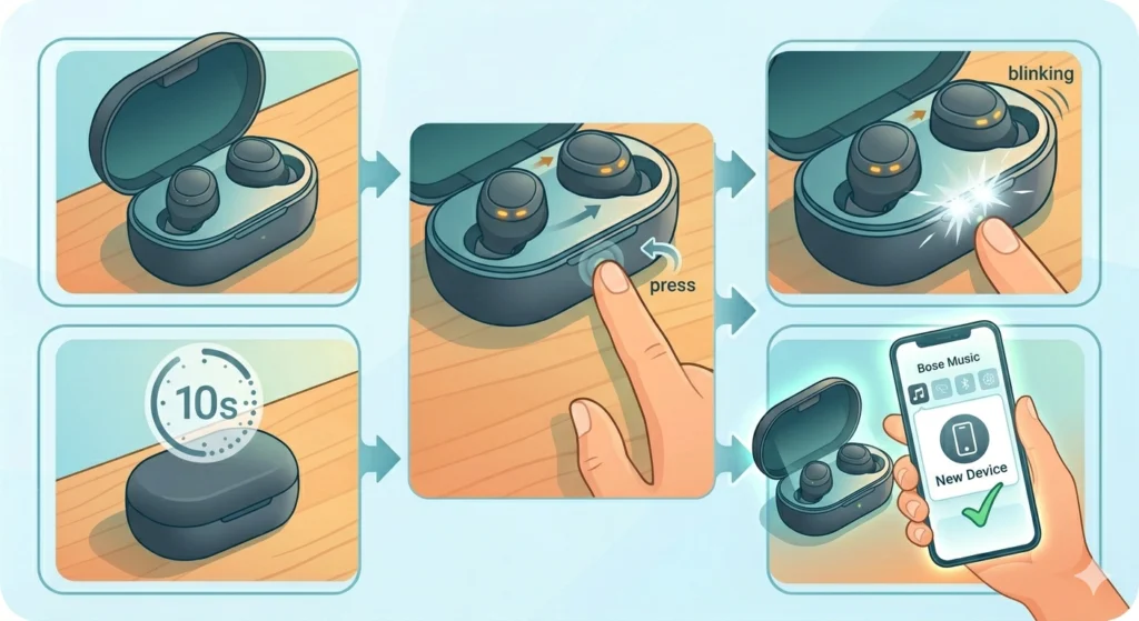 Perform a Factory Reset on the Earbuds