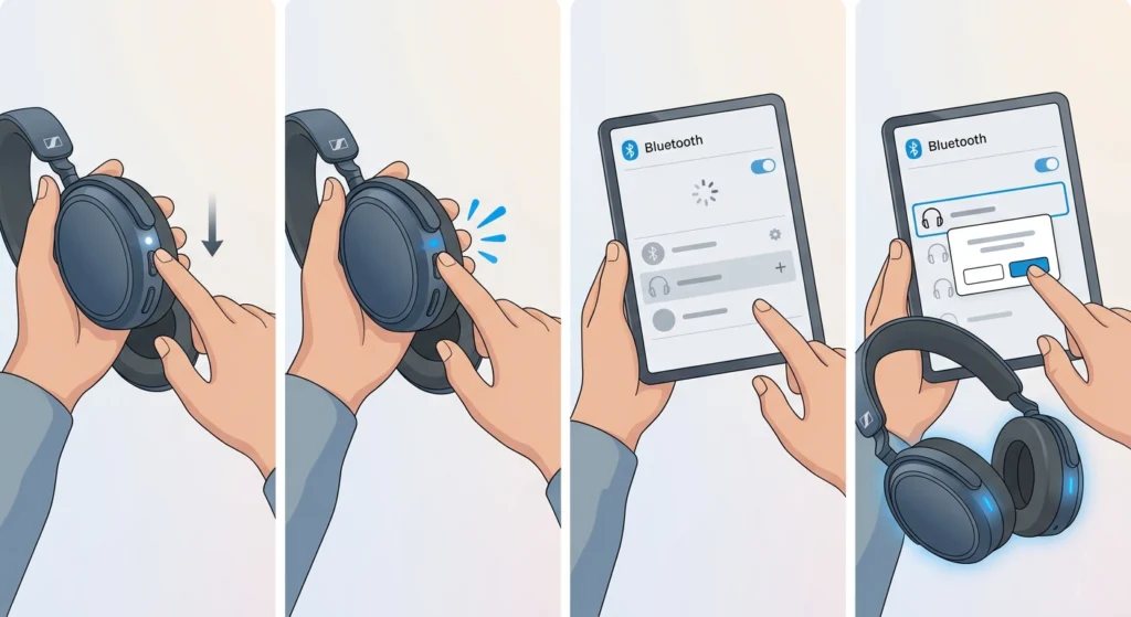 Put the Momentum 4 into Pairing Mode Correctly