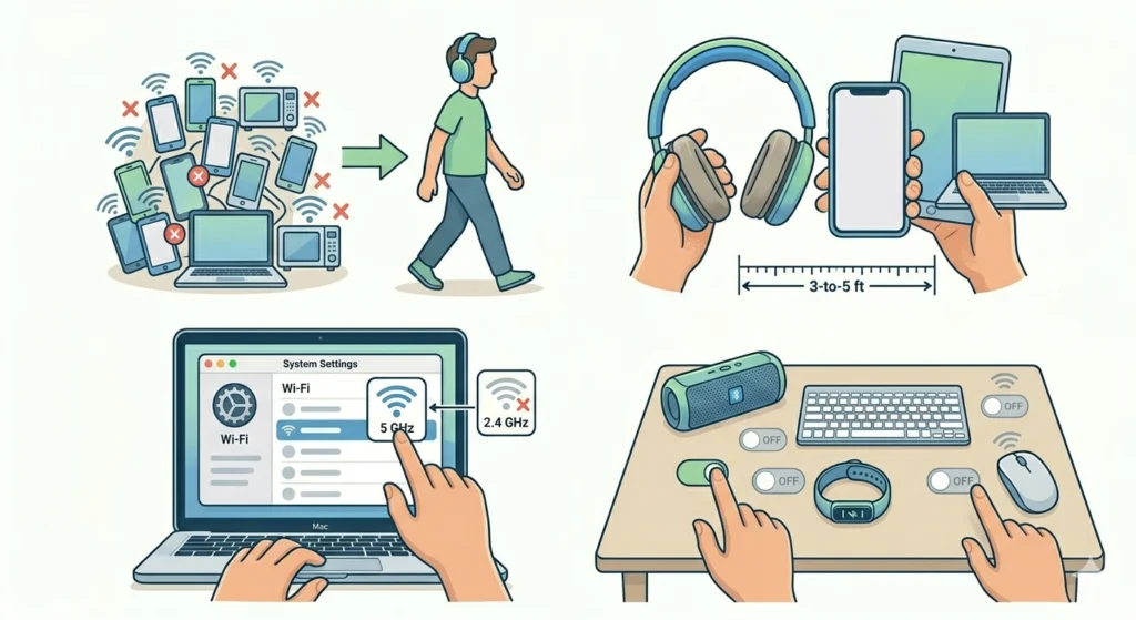 Reduce Bluetooth Interference