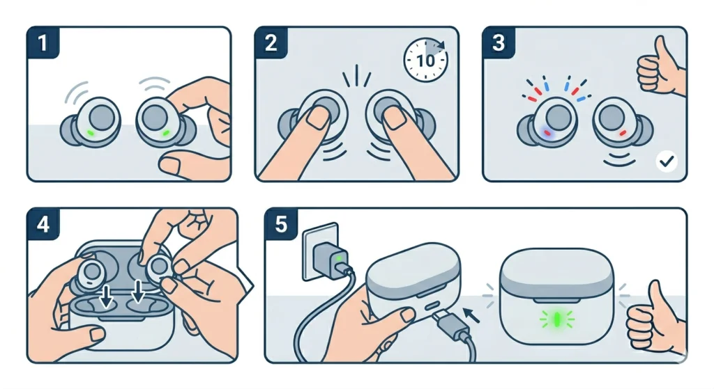 Reset the JBL Live Pro 2 TWS