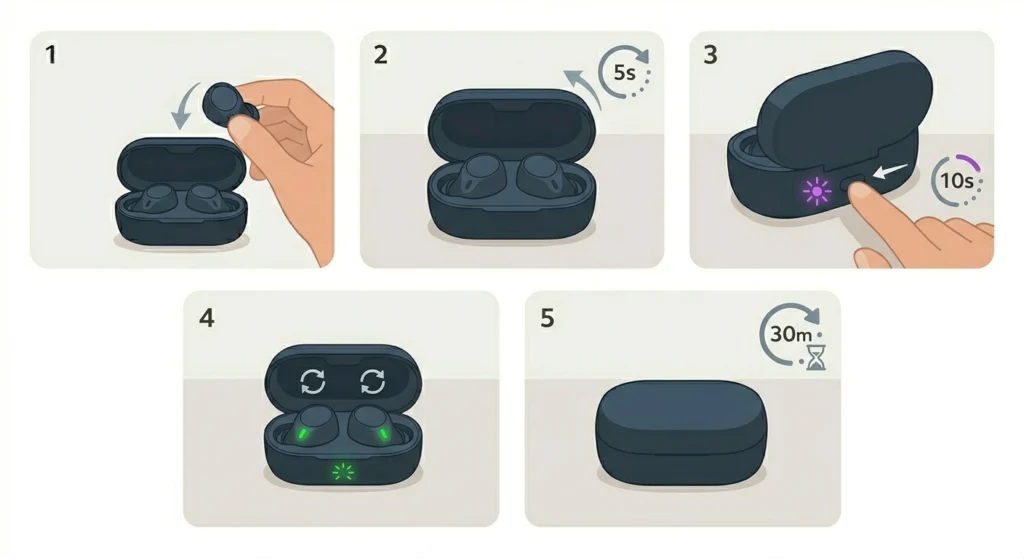 Reset the Jabra Elite 10 Earbuds