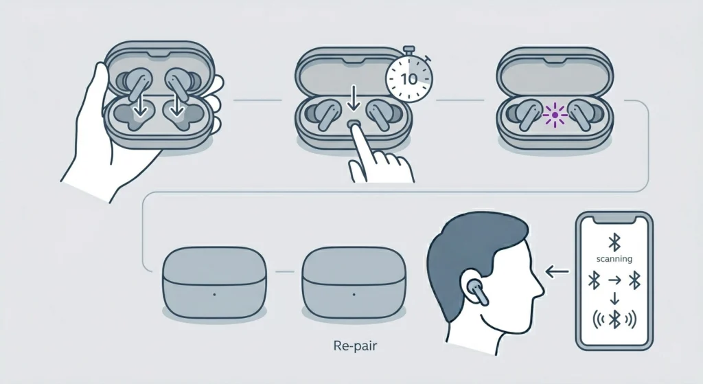 Reset the Jabra Elite 10 to Factory Settings