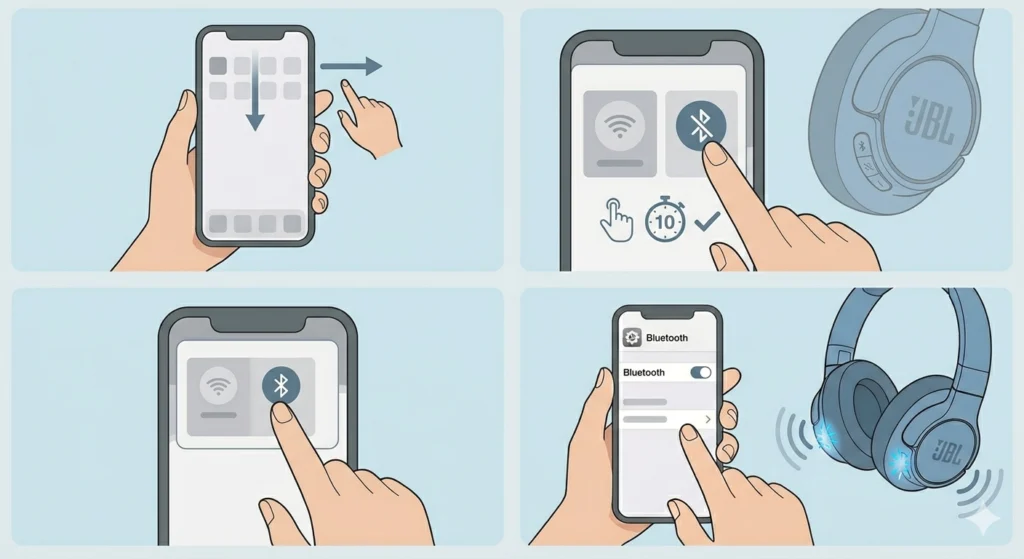 Restart Bluetooth on the Phone
