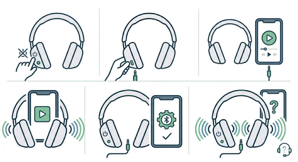 Test Using the Wired 3.5mm Connection