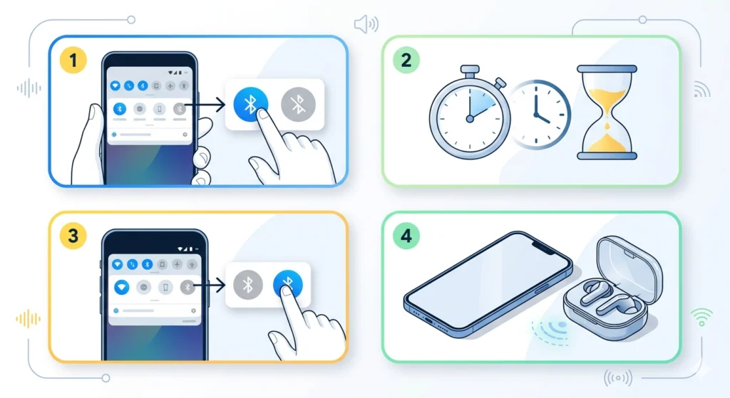 Turn Bluetooth Off and Back On