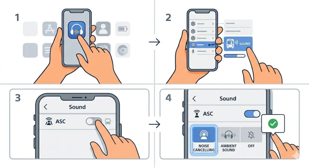 Turn Off Adaptive Sound Control